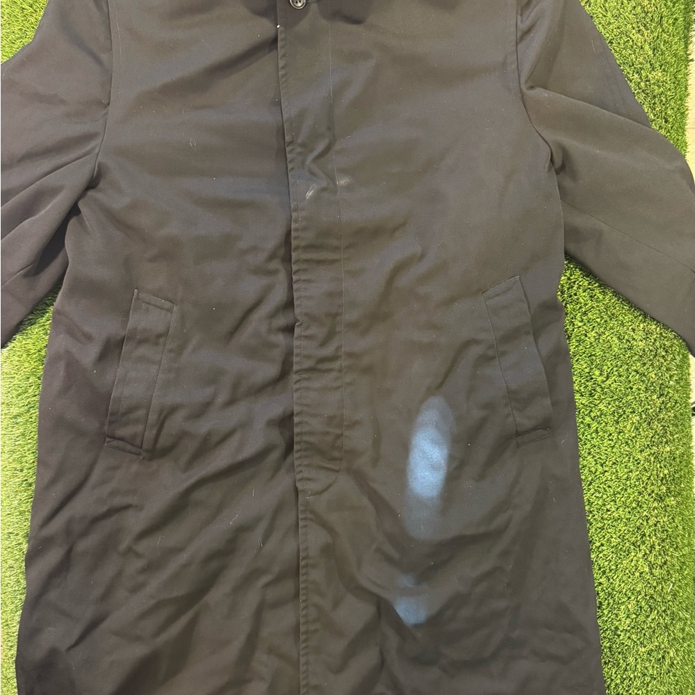 Men's Black Pea Coat - Tailored Everyday Outerwear